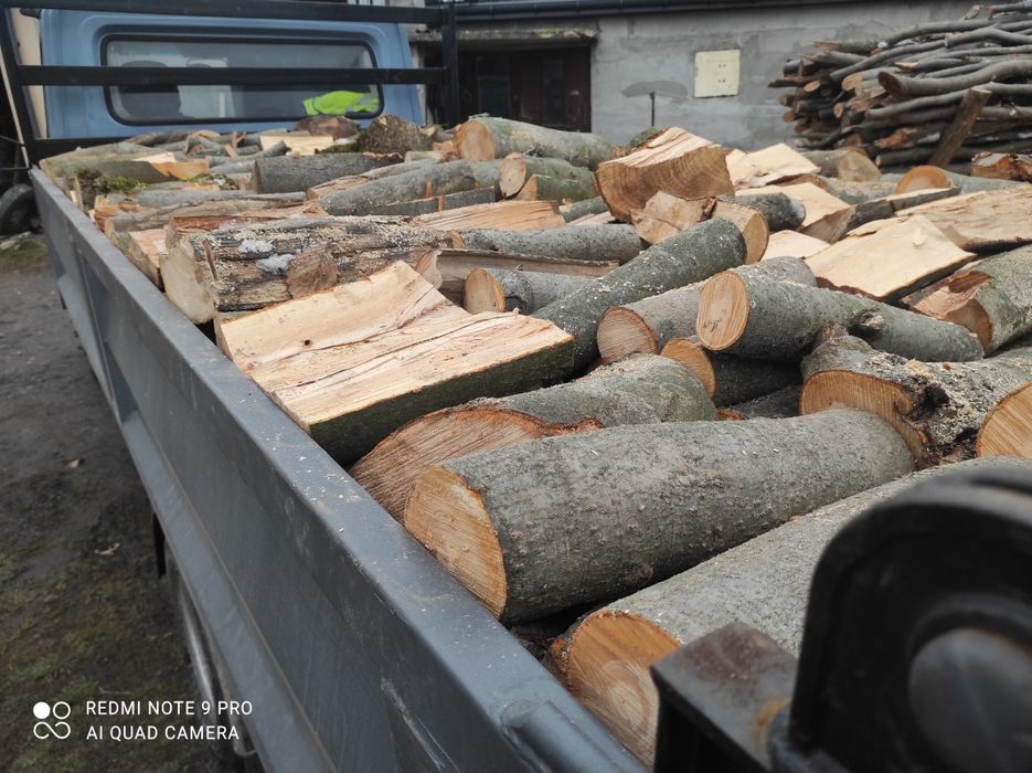 Drewno opałowe, kominkowe buk, brzoza, dąb
