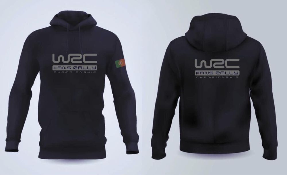 Polo unissexo branco ou preto Fans Rallys