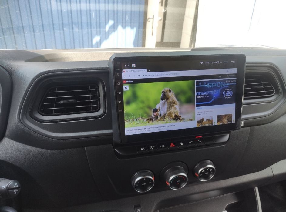 Штатна Android магнітола Renault Master Nissan NV400 Opel Movano