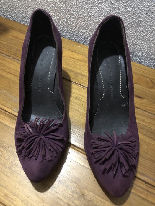 Sapatos bordeaux
