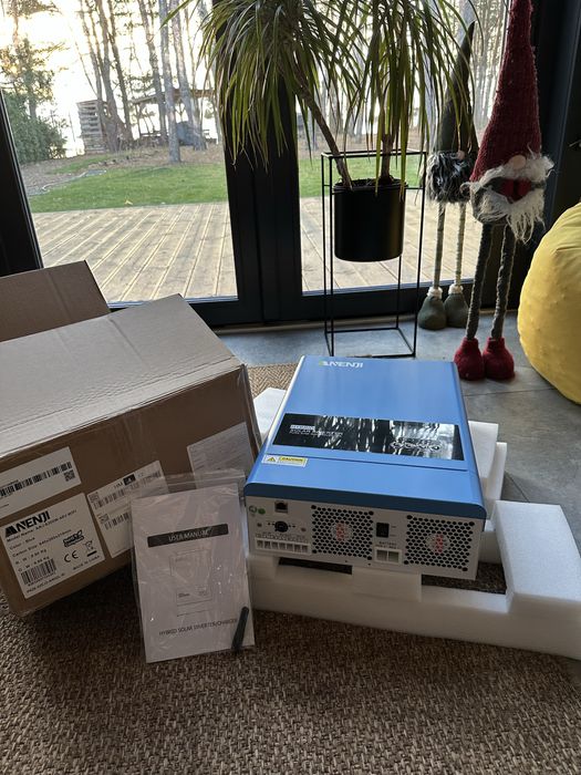 НАЯВНІСТЬ!  Новий гібридний інвертор Anenji 6.2kw / 48V з Wi-Fi