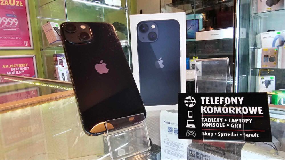Iphone 13mini 128Gb Bat:86% Black Gwarancja/SklepGSM/Lwsk