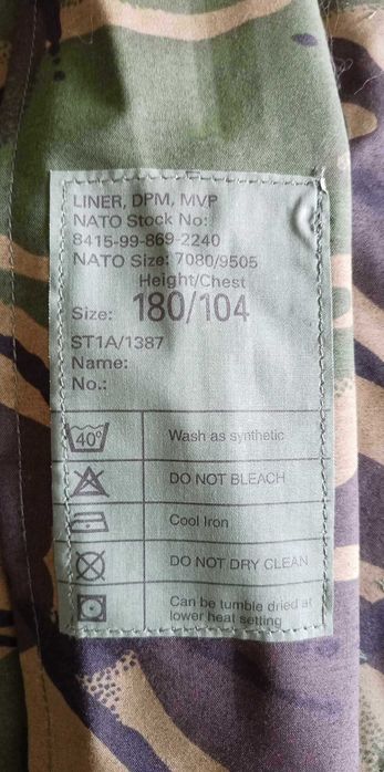 Kurtka Przeciwdeszczowa Brytyjska DPM MVP Goretex r.180/104 Nowa