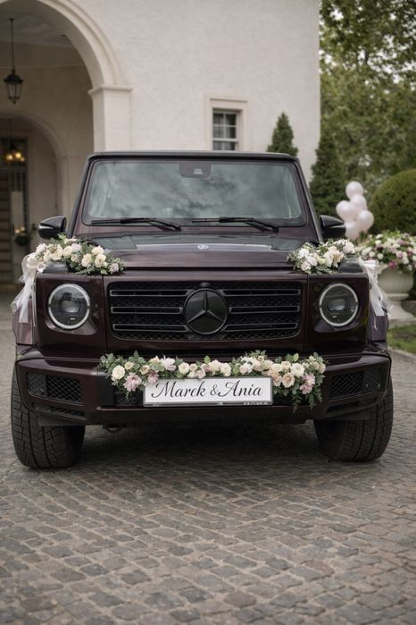 Samochód do ślubu na wesele Tarnow Kraków najnowszy Mercedes G Klasa