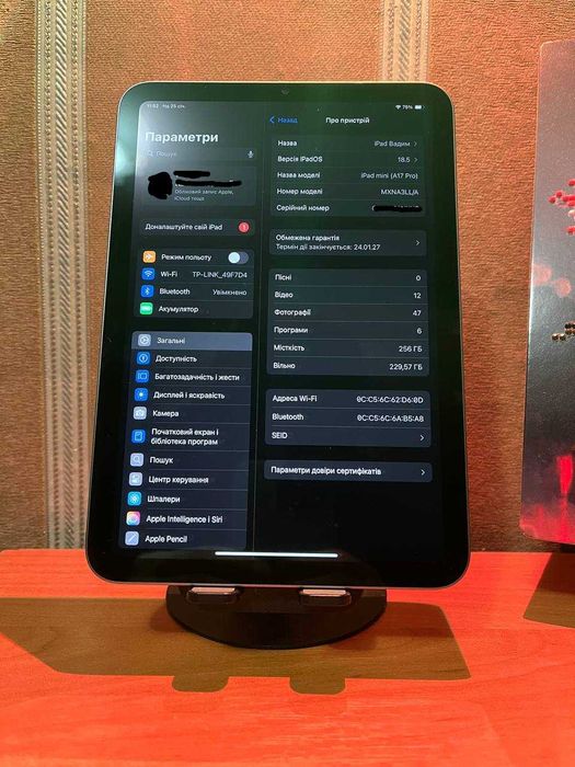 Apple iPad mini 7 Wi-Fi 256GB