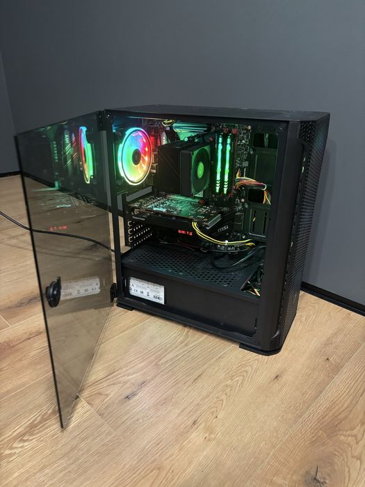 Rx6600  ryzen 5500   16gb  ігровий пк компютер