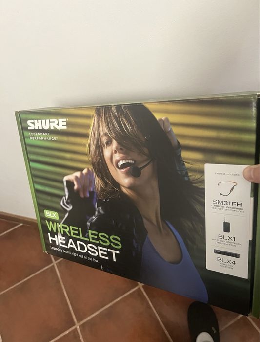 Micro Shure a funcionar a 100%.