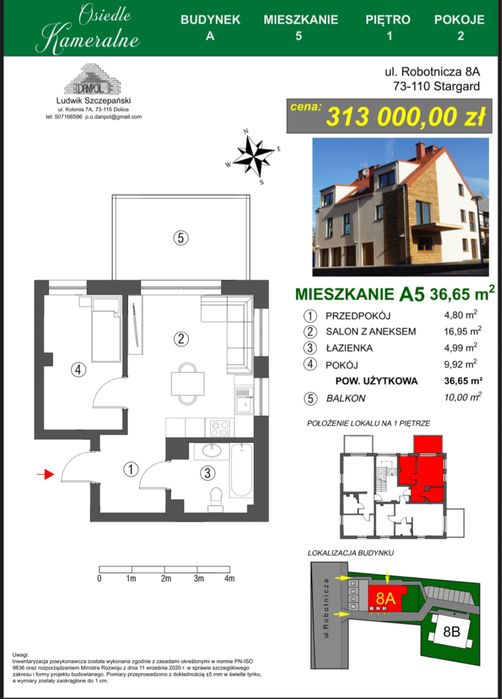 Nowe mieszkanie w stanie deweloperskim ul. Robotnicza-rabat do końca wakacji