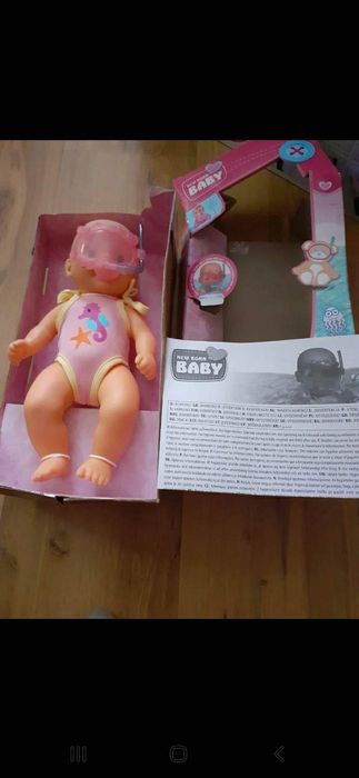 Simba New Born Baby Lalka do kąpieli