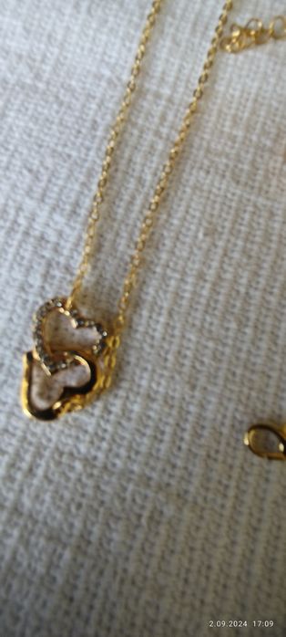 Zestaw biżuterii serca