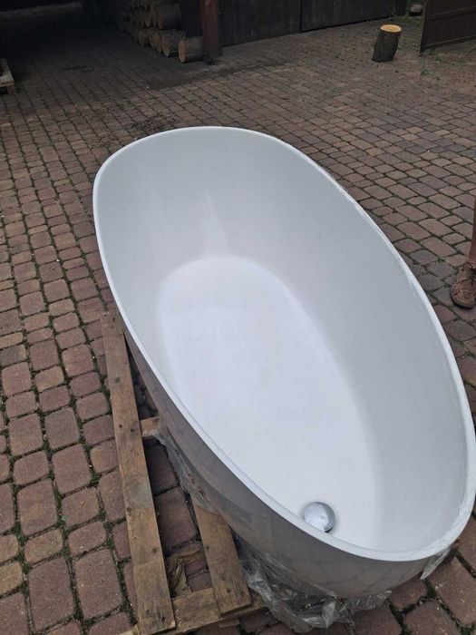 Wanna wolnostojąca kamienna dolomit dolomitowa