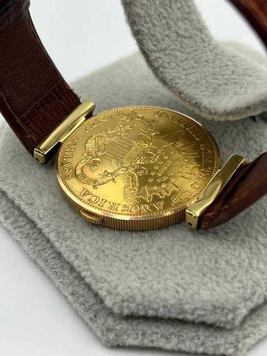 Zegarek złoty Corum na podstawie monety 20 USD