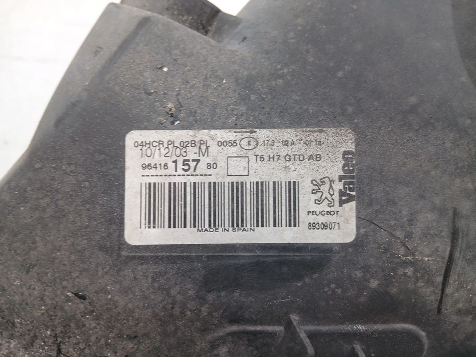 Ótica / farol esquerda PEUGEOT 307 CC (3B)
