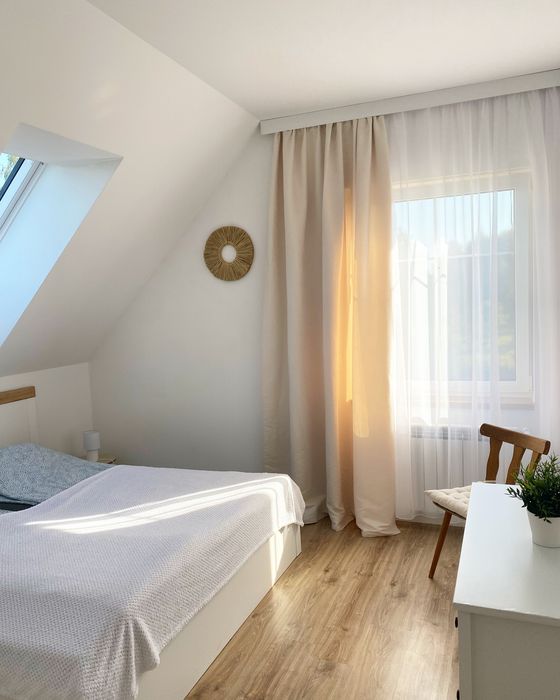 Wolne 4-6.01!Domek nad jeziorem z balią jacuzzi na Mazurach 2-12 os.