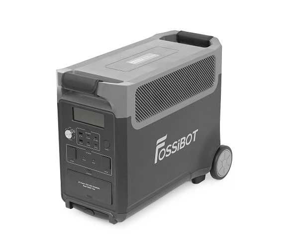 Портативная зарядная станция FOSSiBOT F3600PRO, 3600W/3840Wh LiFePO₄, MPPT 2000W max, XT60-12V/25А, 2xDC5521-12V-3A, CarPort-12V-10A, 3xAC230V, USB