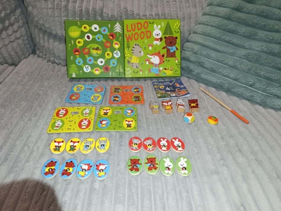 4 gry Ludowood, gra rodzinna, Djeco