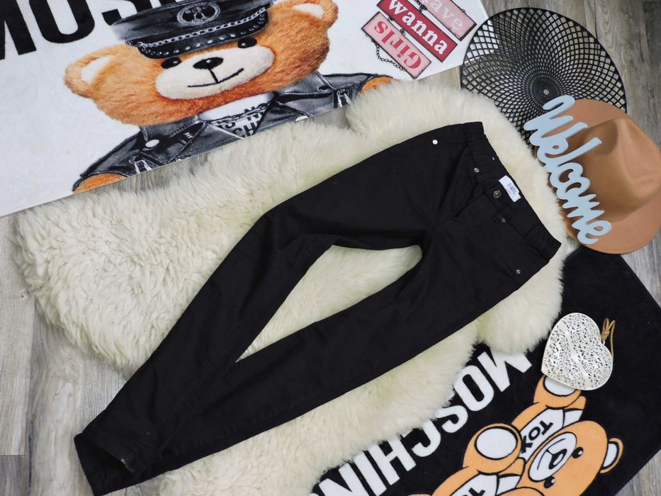 D-xel - czarne spodnie rurki r 152