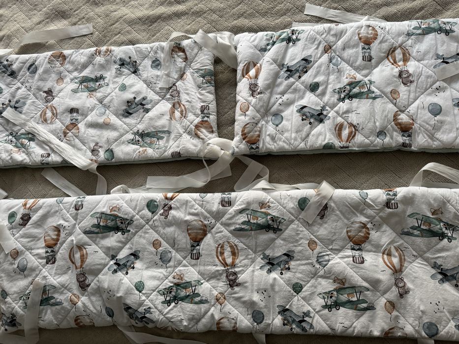 Бортик в дитяче ліжечко двосторонній