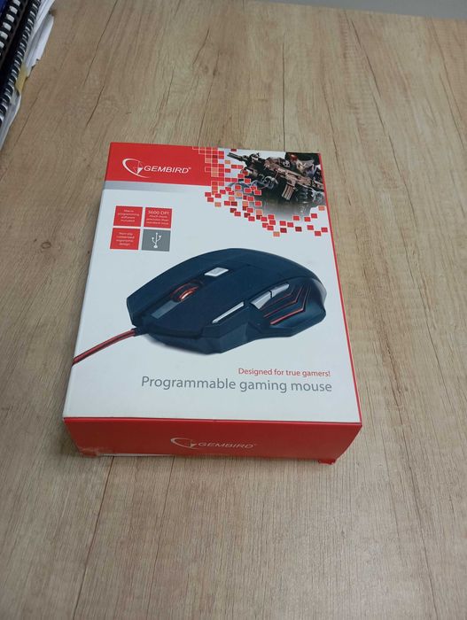 Игровая мышь, Gembird MUSG-02 USB Black