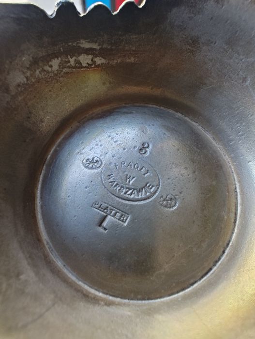 Cukiernica plater Fraget Warszawa 1900 rok