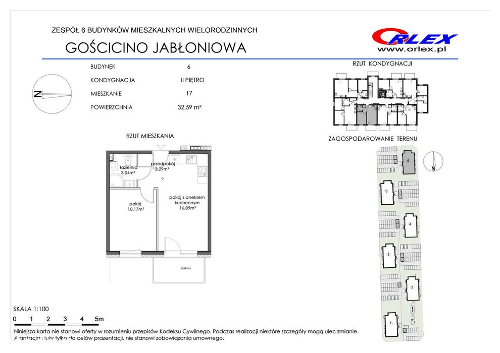 Mieszkanie na sprzedaż, 2 pokoje, 33 m², Gościcino