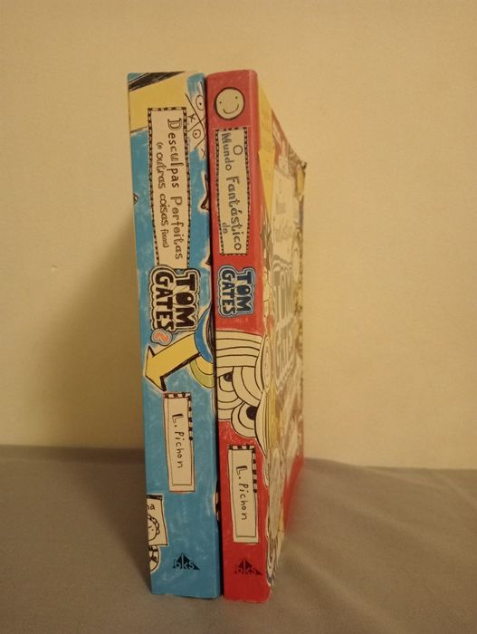 Dois livros da coleção Tom gates