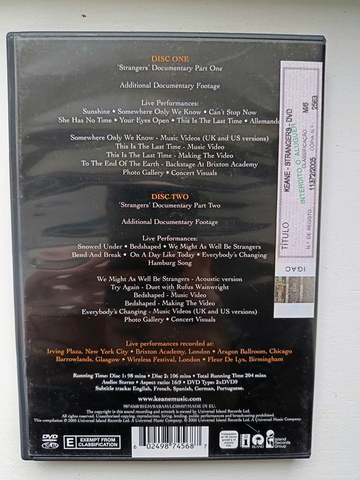 DVD Edition – 2 DVDs by Keane64284222383105121