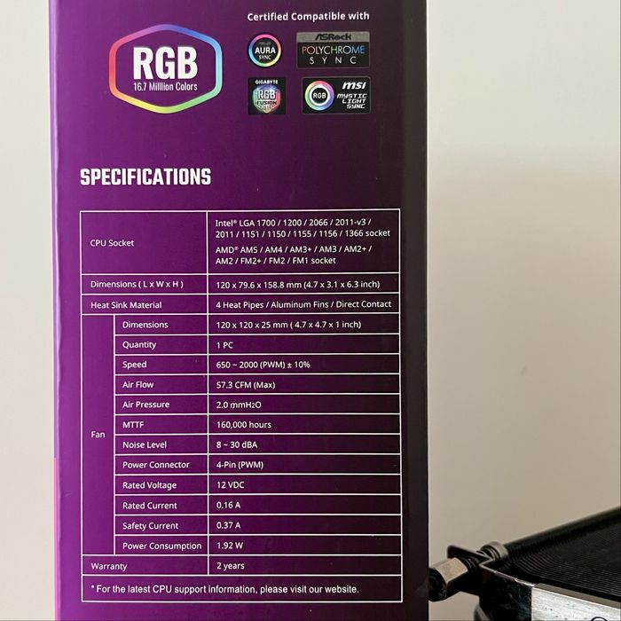 Master Cooler Hyper 212 RGB Black Edition64729753993857124