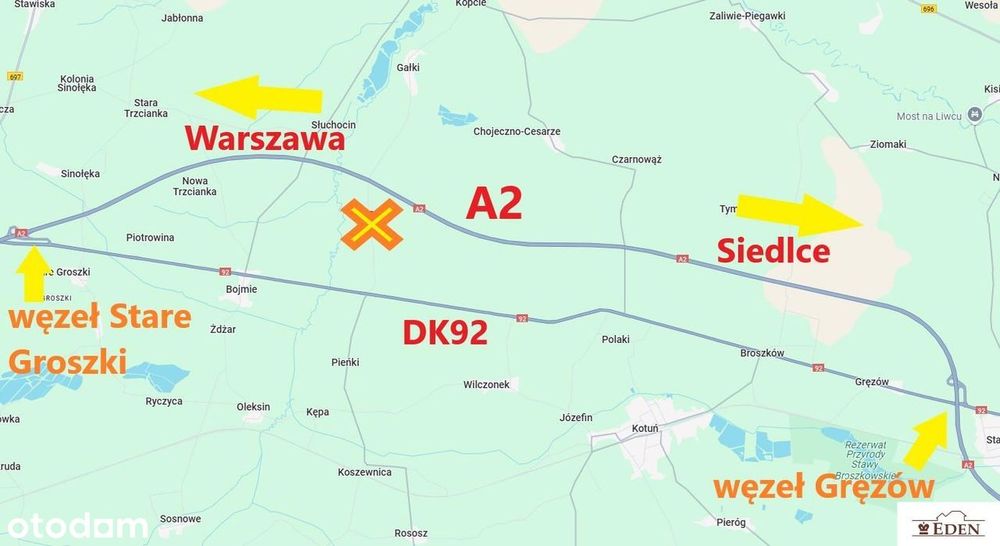 Na sprzedaż duże siedlisko z domem i bud. gosp.