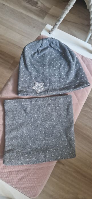 Zestaw czapka z kominem przejsciowa
