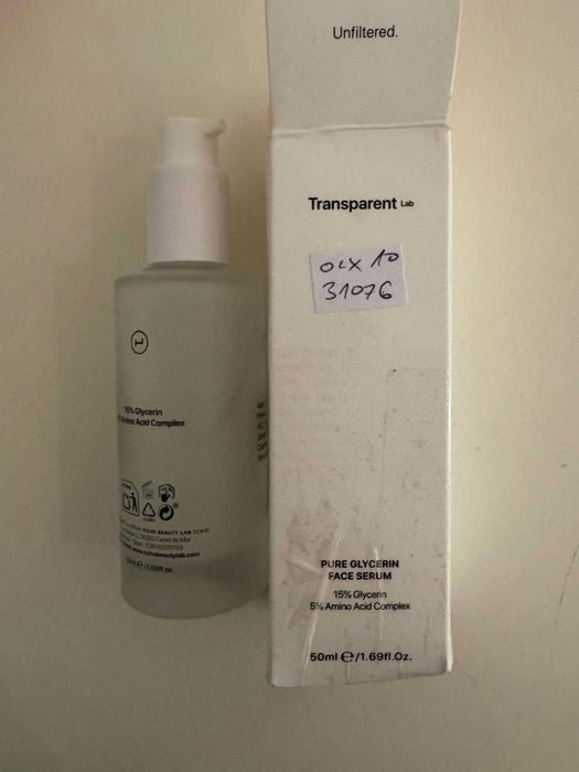 TRANSPARENT LAB  Serum Nawilżające z Gliceryną 50ml 31076