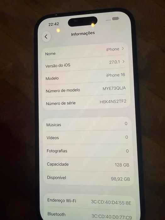 iPhone 16 Preto