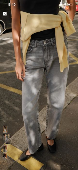 Джинси Zara жіночі прямі regular fit