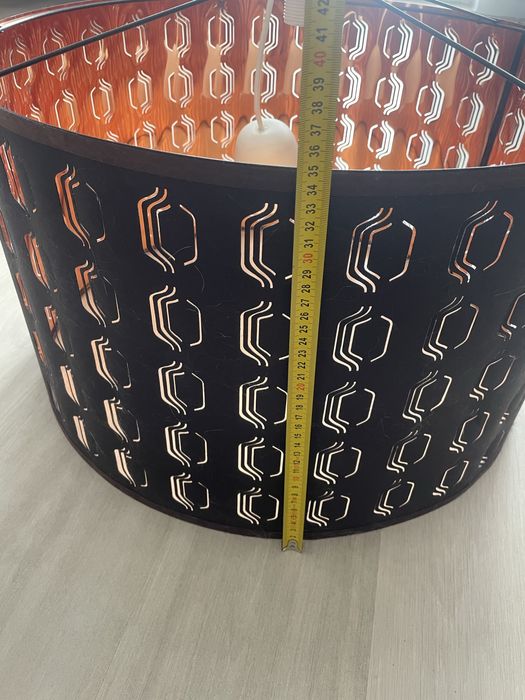 Czarno złoty klosz / lampa wisząca Ikea