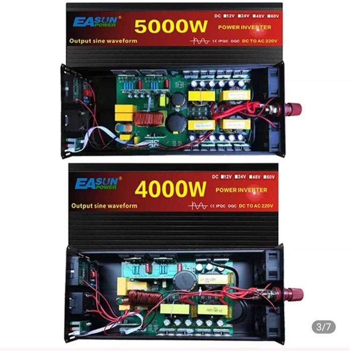 Przetwornica 12,24v na 230v 3000w czysty Sinus