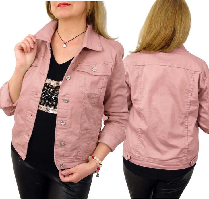 Kurtka Katana Jeansowa KAJA 48 4XL