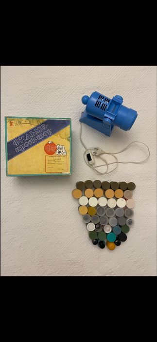 Фильмоскоп с пленками ссср состояние новое