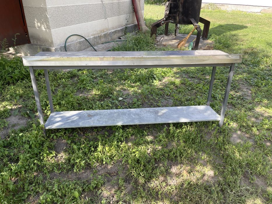Стіл виробничий із нержавіючої сталі
