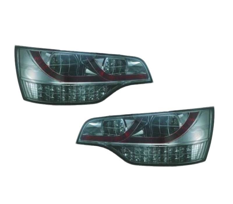 FAROLINS TRASEIROS LED AUDI Q7 4L 06-09 VERMELHO BRANCO