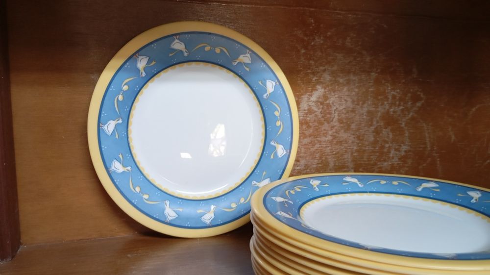 Conjunto 11 pratos de sobremesa