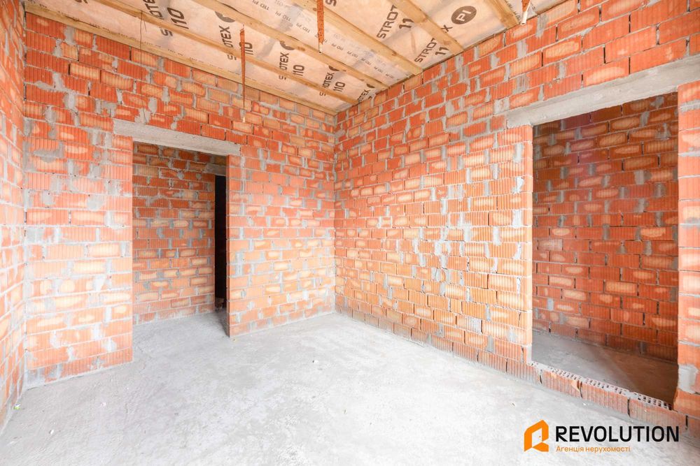 БЕЗ% Продаж сучасного одноповерхового будинку з великою терасою 150 метрів в невеличкому котеджному містечку в Американському стилі село Гнідин ГАЗ