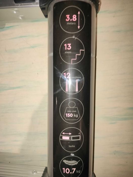 Драбина телескопічна Dnipro-M 380 см.