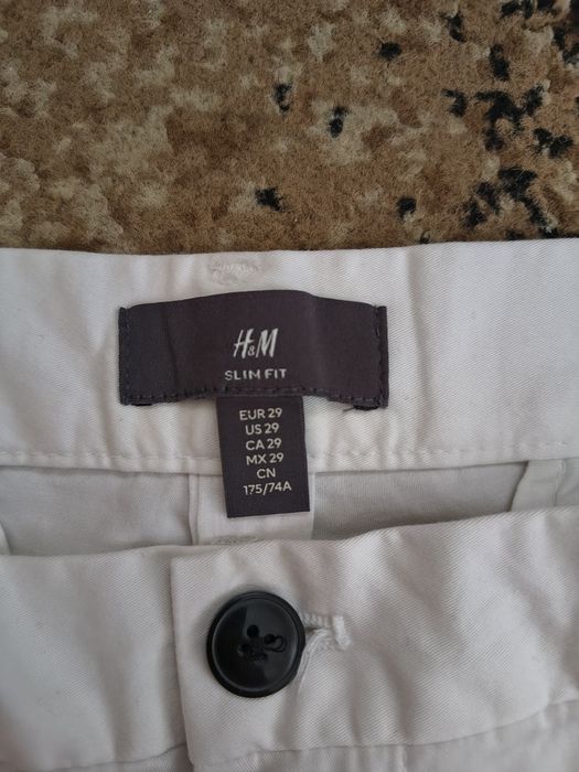Джинси H&M білі. Slim fit