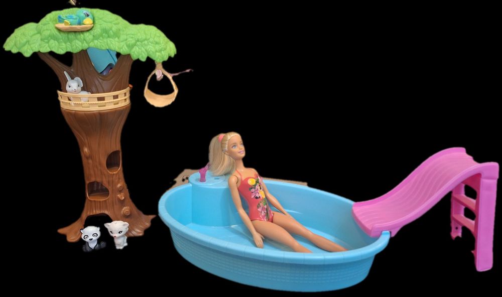 Barbie з басейном і аксесуарами