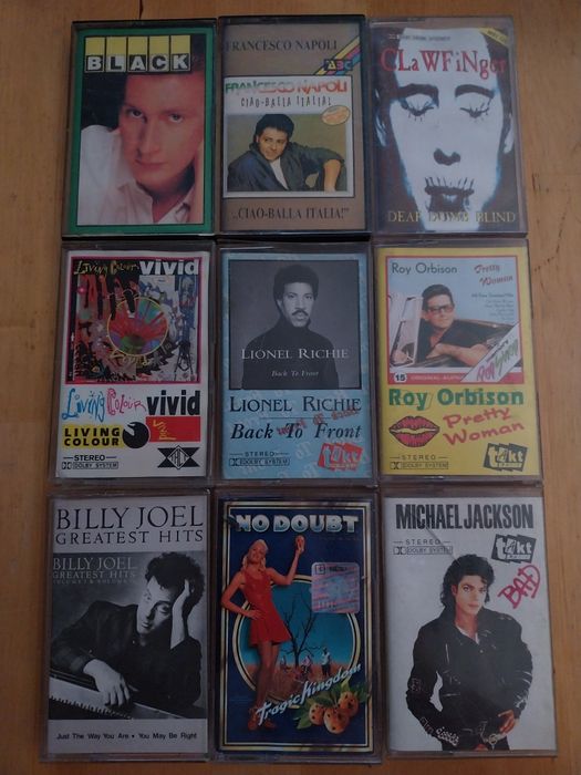 Zestaw kasety, klasyki. Polska i zagranica.  Geppert, Queen, Krawczyk