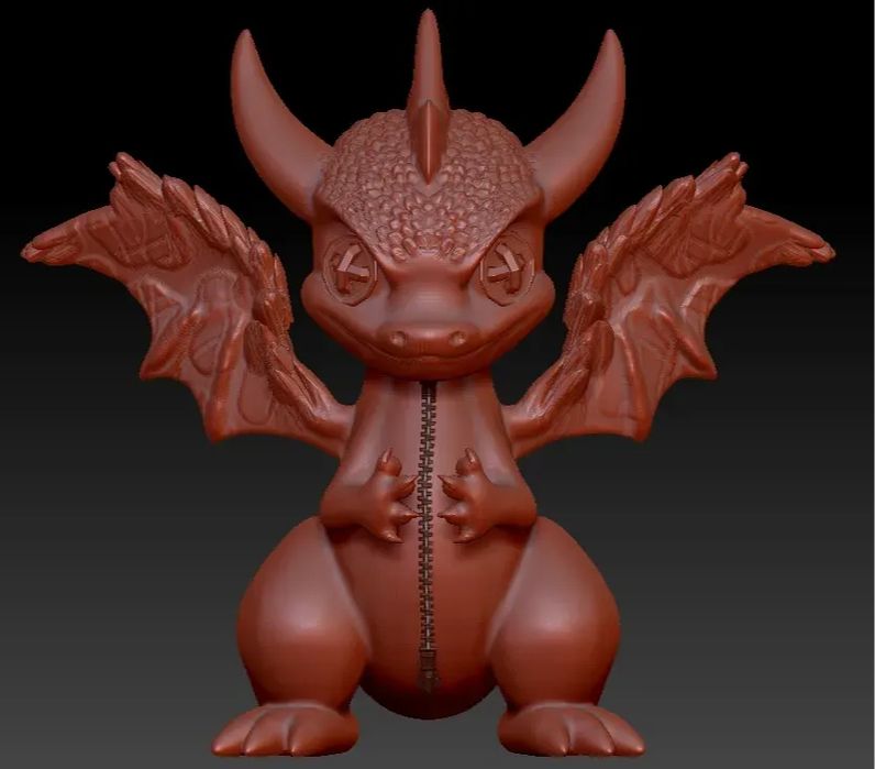 Dragão de Brinquedo Demoníaco