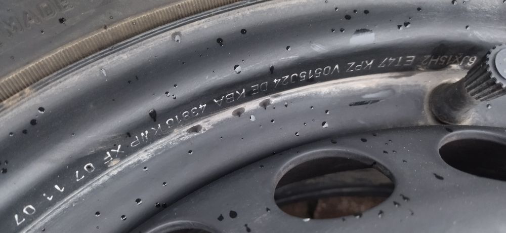 Felgi stalowe 15'  5×112 ET 47 VW, Seat, Audi, Skoda