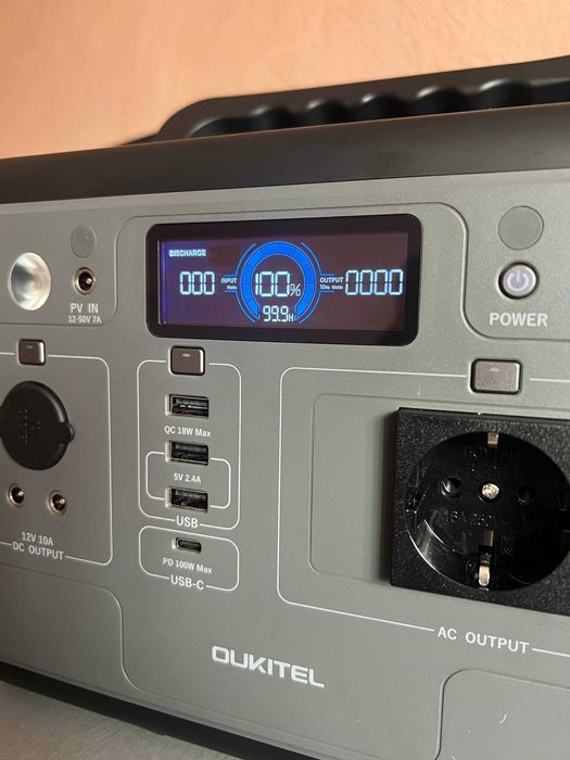 Oukitel P800 (800W/512Wh) LiFePO4: Швидка зарядка 1 год. В наявності!