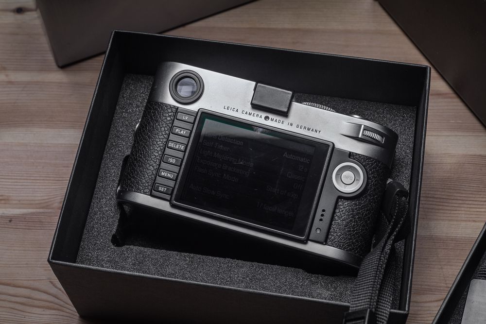 Leica M240 com caixa e manuais
