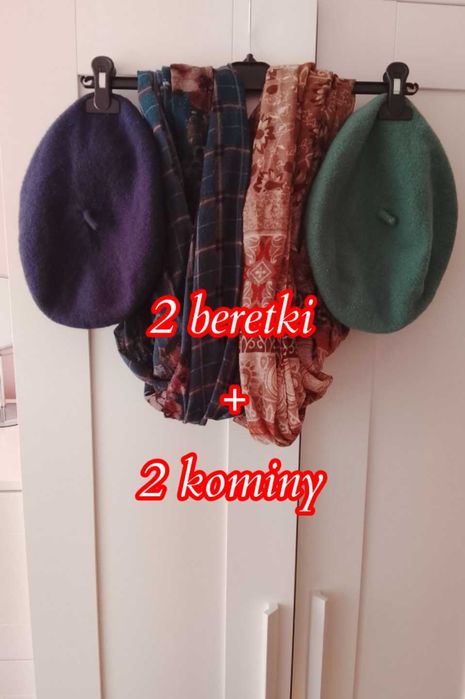 Beretka komin zestaw 4 sztuki